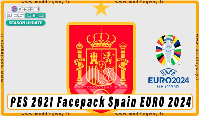 فیس پک Spain EURO 2024 برای PES 2021