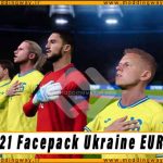 فیس پک Ukraine EURO 2024 برای PES 2021