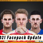 فیس پک Facepack Update Vol.18 برای PES 2021