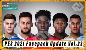 فیس پک Facepack Update Vol.23 برای PES 2021