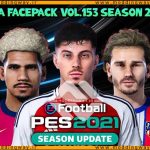 فیس پک new season 23/24 v153 برای PES 2021