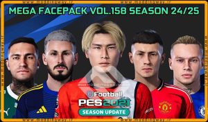 فیس پک new season 23/24 v158 برای PES 2021