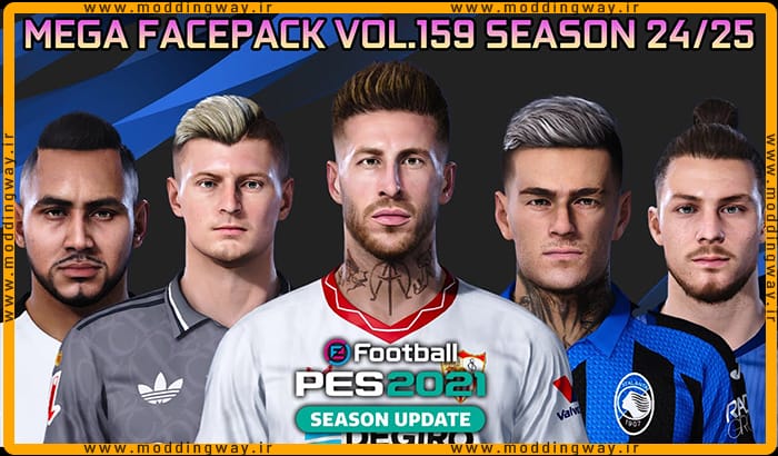 فیس پک new season 23/24 v159 برای PES 2021