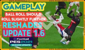 گیم پلی PES 2025 Update v1.6 برای PES 2021