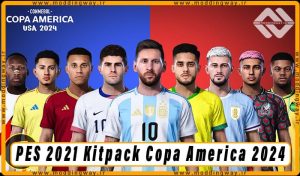 کیت پک Copa America 2024 برای PES 2021