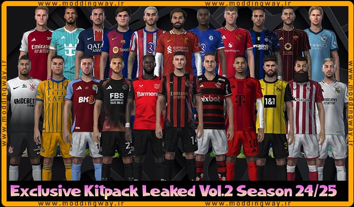 کیت پک Exclusive 2024 v2 برای PES 2021