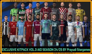 کیت پک Exclusive 2024 v3 برای PES 2021