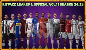 کیت پک Leaked & Official 2024 v11 برای PES 2021
