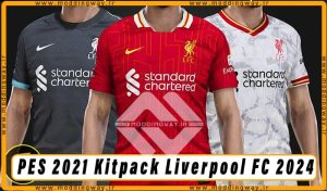 کیت پک 2024 Liverpool FC برای PES 2021