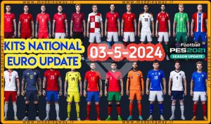 کیت پک Kits NT EURO 2024 برای PES 2021