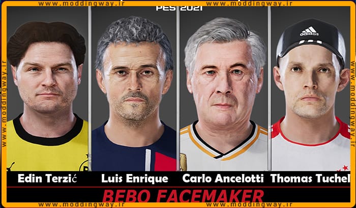 فیس پک Manager Facepack 2024 برای PES 2021