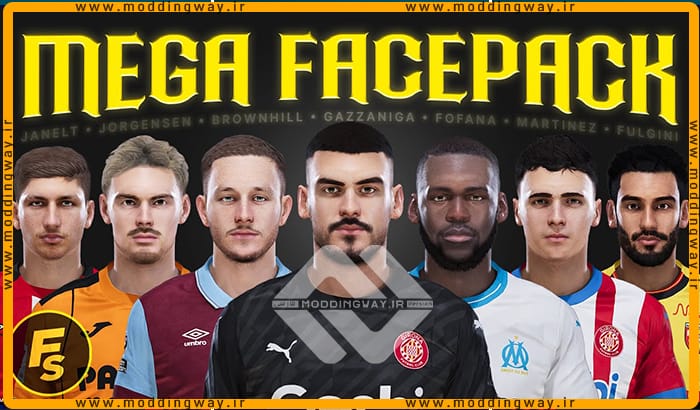 فیس پک Mega Facepack 2024 برای PES 2021