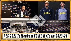 ماد گرافیکی Tottenham FC ML MyTeam برای PES 2021
