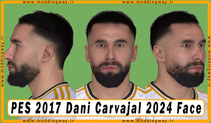 فیس Dani Carvajal برای PES 2017