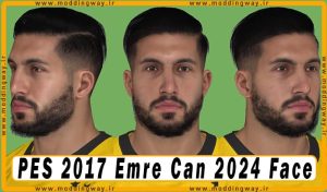 فیس Emre Can برای PES 2017 - آپدیت 6 تیر 1403
