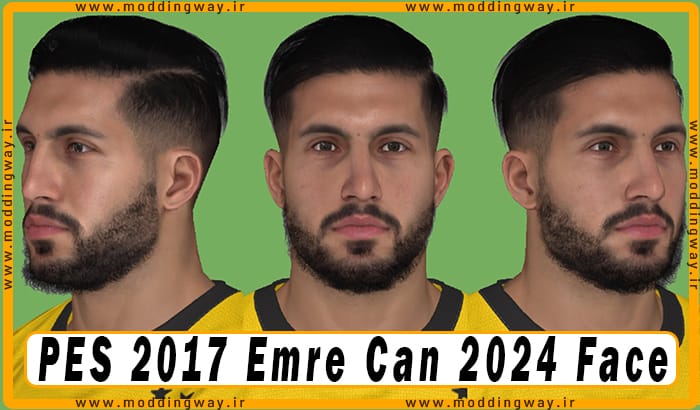 فیس Emre Can برای PES 2017 - آپدیت 6 تیر 1403