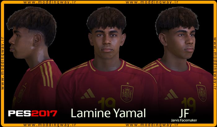 فیس Lamine Yamal برای PES 2017 - آپدیت 9 تیر 1403