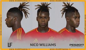 فیس Nico Williams برای PES 2017