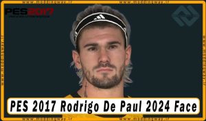 فیس Rodrigo De Paul برای PES 2017 - آپدیت 18 خرداد 1403