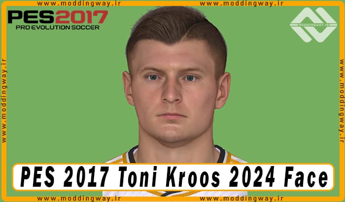 فیس Toni Kroos برای PES 2017 - آپدیت 13 خرداد 1403