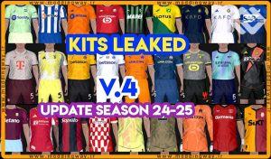 کیت پک Leaked Season 2024 v4 برای PES 2017