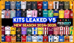 کیت پک Leaked Season 2024 v5 برای PES 2017