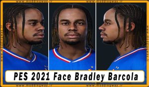 فیس Bradley Barcola برای PES 2021 - آپدیت 8 تیر 1403