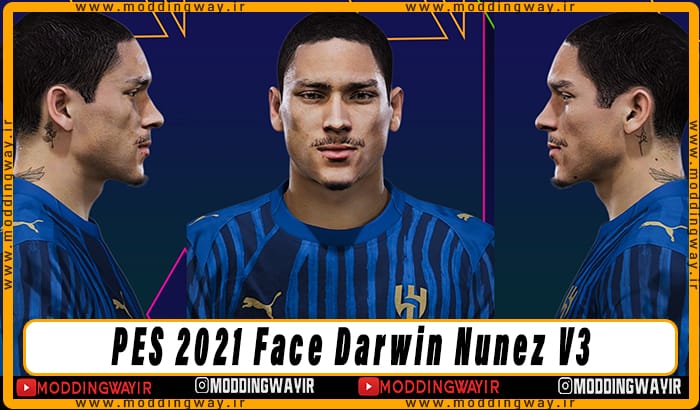 فیس Darwin Nunez برای PES 2021