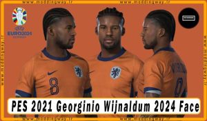 فیس Georginio Wijnaldum برای PES 2021 - آپدیت 30 خرداد 1403