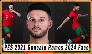 فیس Goncalo Ramos برای PES 2021 - آپدیت 21 خرداد 1403