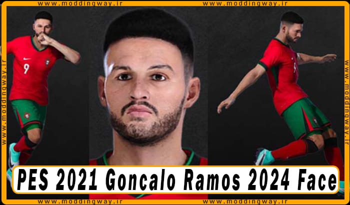 فیس Goncalo Ramos برای PES 2021 - آپدیت 21 خرداد 1403