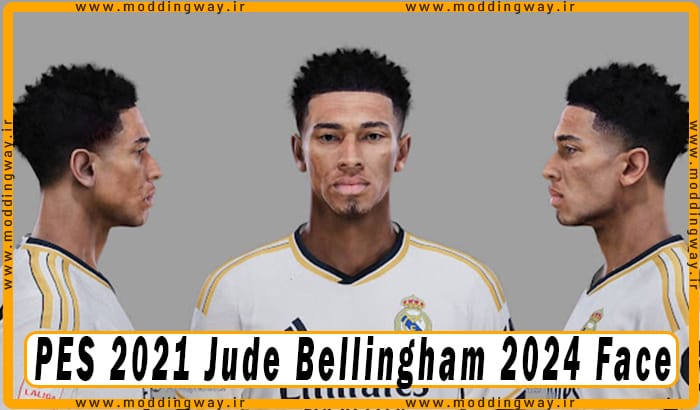 فیس Jude Bellingham برای PES 2021 - آپدیت 8 تیر 1403