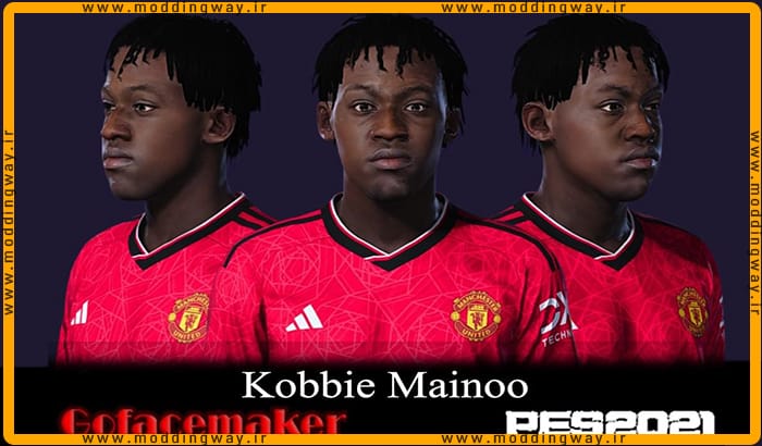 فیس Kobbie Mainoo برای PES 2021 - آپدیت 1 تیر 1403