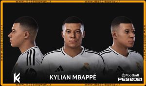 فیس Kylian Mbappé برای PES 2021 - آپدیت 18 خرداد 1403