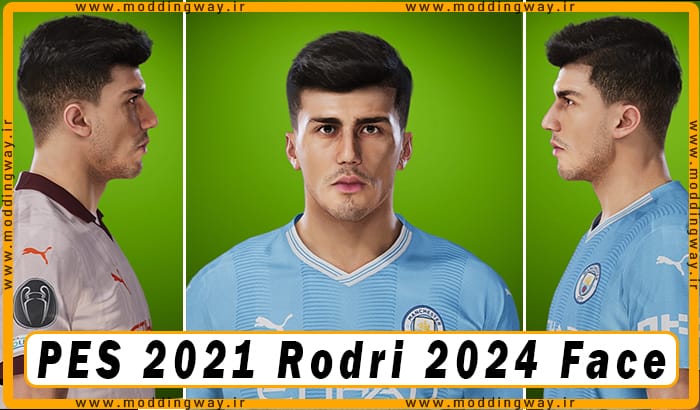 فیس Rodri برای PES 2021 - آپدیت 14 خرداد 1403