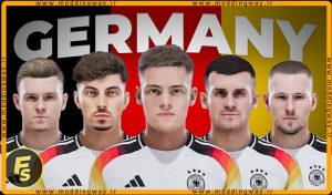 فیس پک Germany EURO 2024 برای PES 2021