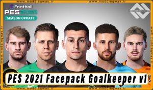 فیس پک Goalkeeper Facepack v1 برای PES 2021