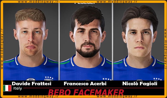 فیس پک Italy NT Facepack v1 برای PES 2021