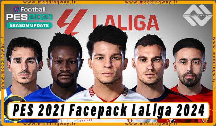 فیس پک Facepack LaLiga 2024 برای PES 2021