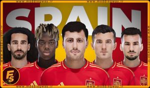 فیس پک Spain EURO 2024 برای PES 2021
