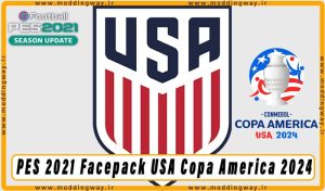 فیس پک USA Copa America 2024 برای PES 2021