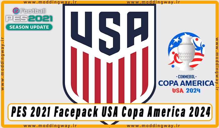 فیس پک USA Copa America 2024 برای PES 2021