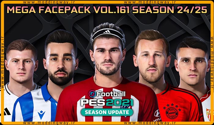 فیس پک new season 23/24 v161 برای PES 2021