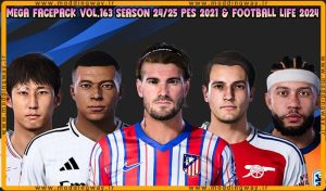 فیس پک new season 23/24 v163 برای PES 2021