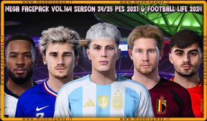 فیس پک new season 23/24 v164 برای PES 2021