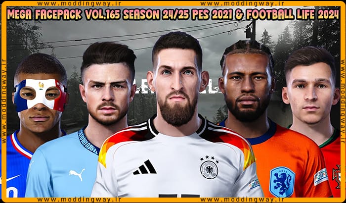 فیس پک new season 23/24 v165 برای PES 2021