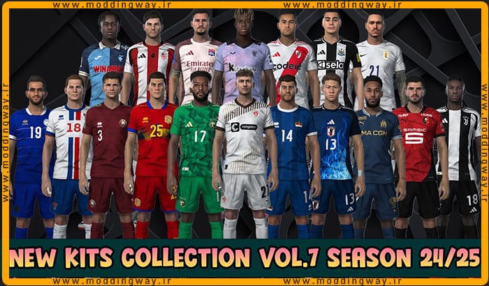 کیت پک Collection 2024 v7 برای PES 2021