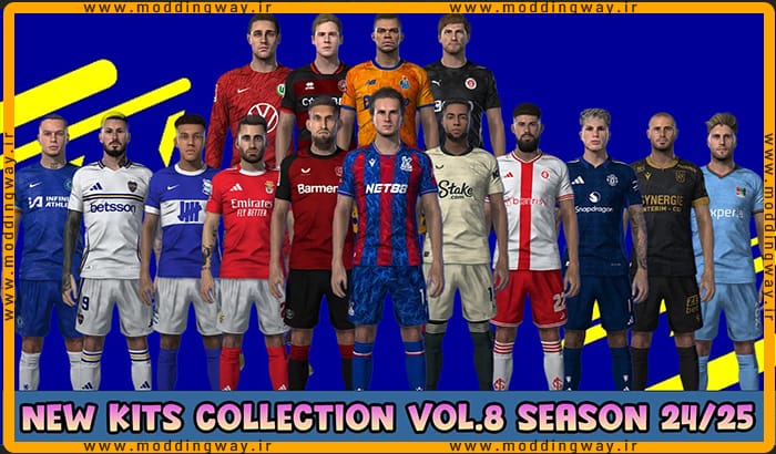 کیت پک Collection 2024 v8 برای PES 2021