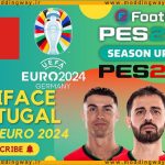 مینی فیس پک Portugal NT EURO 2024 برای PES 2021