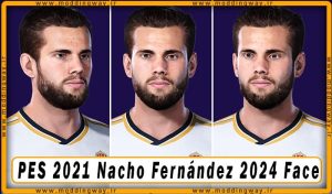 فیس Nacho Fernández برای PES 2021 - آپدیت 29 خرداد 1403